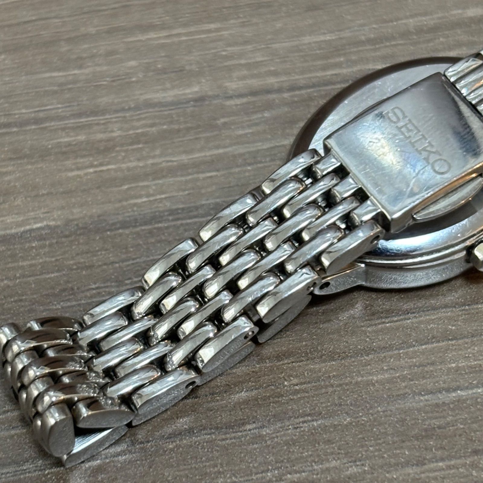 ☆SEIKO セイコー エクセリーヌ 腕時計 ダイヤ 10P ソーラー時計