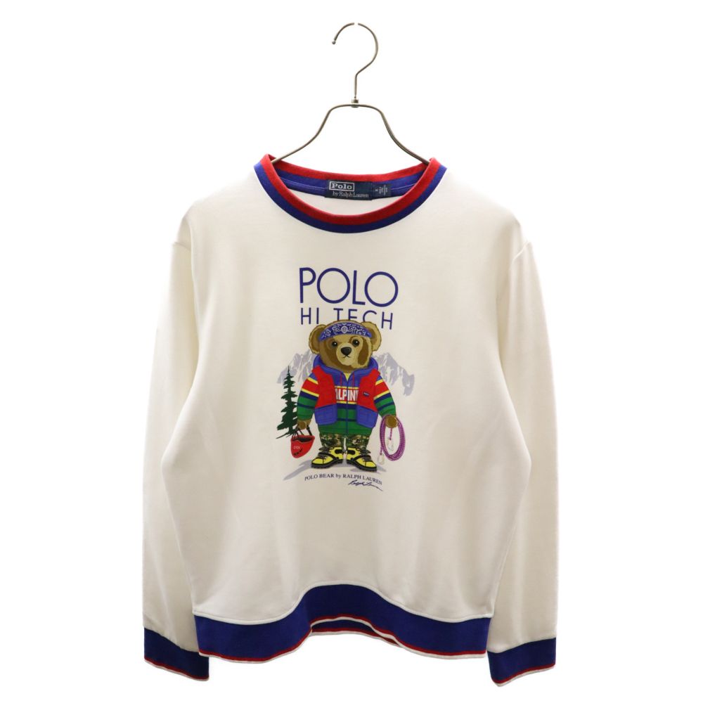 RALPH LAUREN (ラルフローレン) HITECH BEAR SWEAT SHIRT ハイテックベア スウェットトレーナー ホワイト