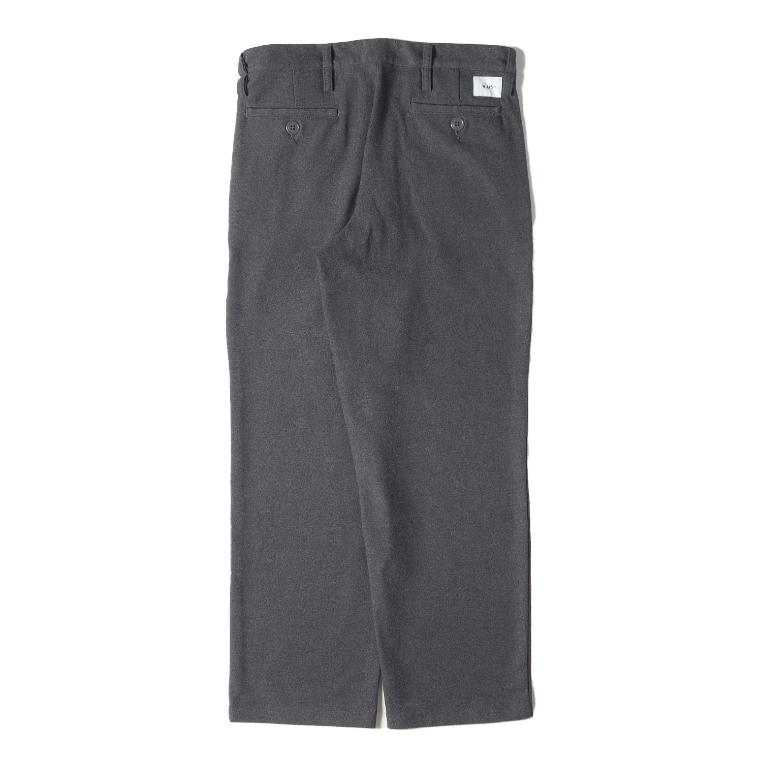 WTAPS ダブルタップス パンツ サイズ:S 22AW 2タック ストレッチ スラックスパンツ TUCK TROUSERS RAPO. TWILL  チャコール ボトムス ズボン【メンズ】 - メルカリ