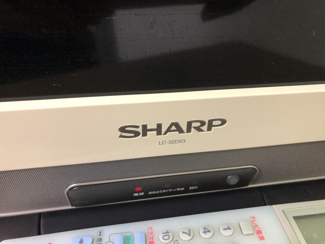 シャープ AQUOS 32型ブルーレイ対応テレビ LC-32DX3 リモコン付