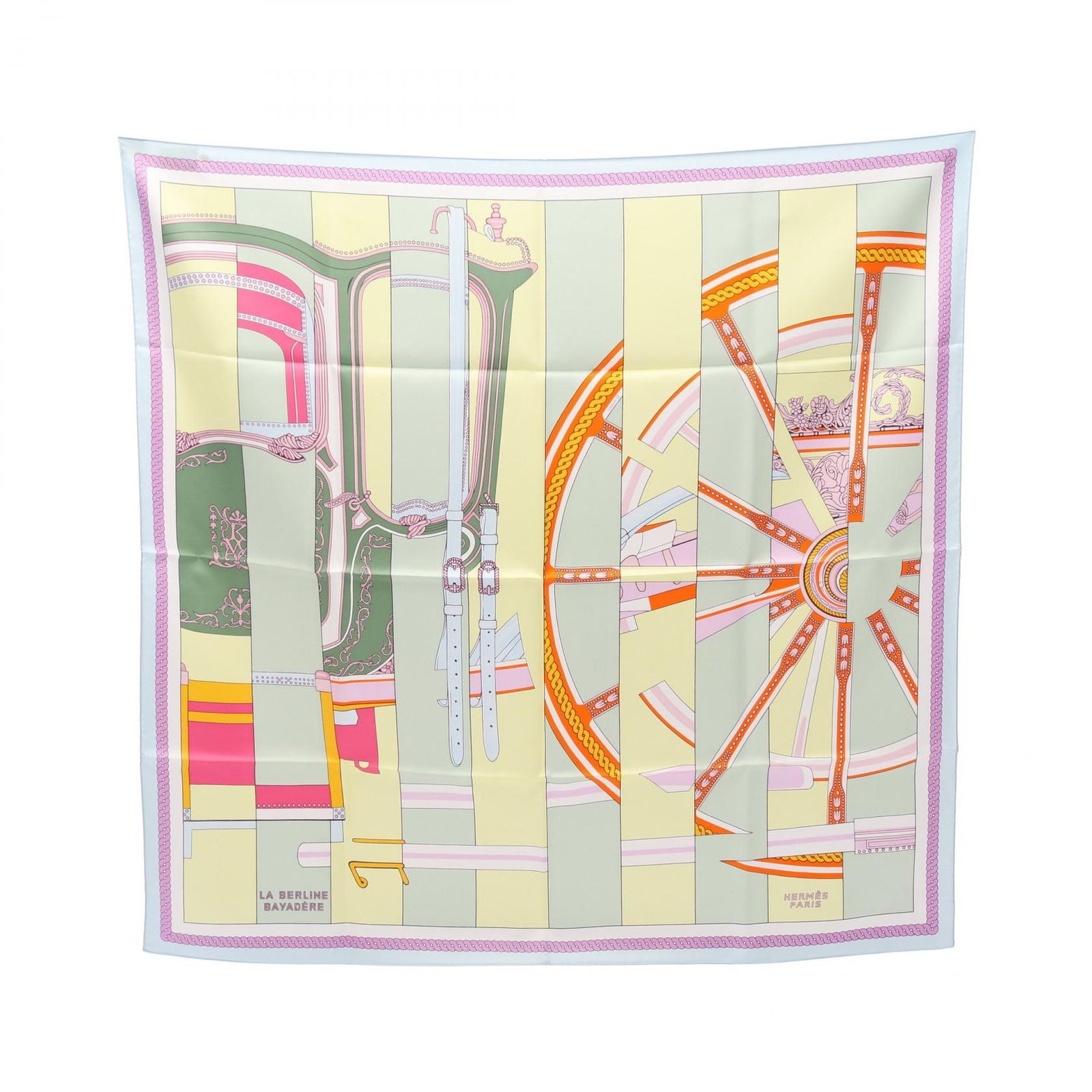 エルメス HERMES スカーフ カレ90 LA BERLINE BAYADERE シルク