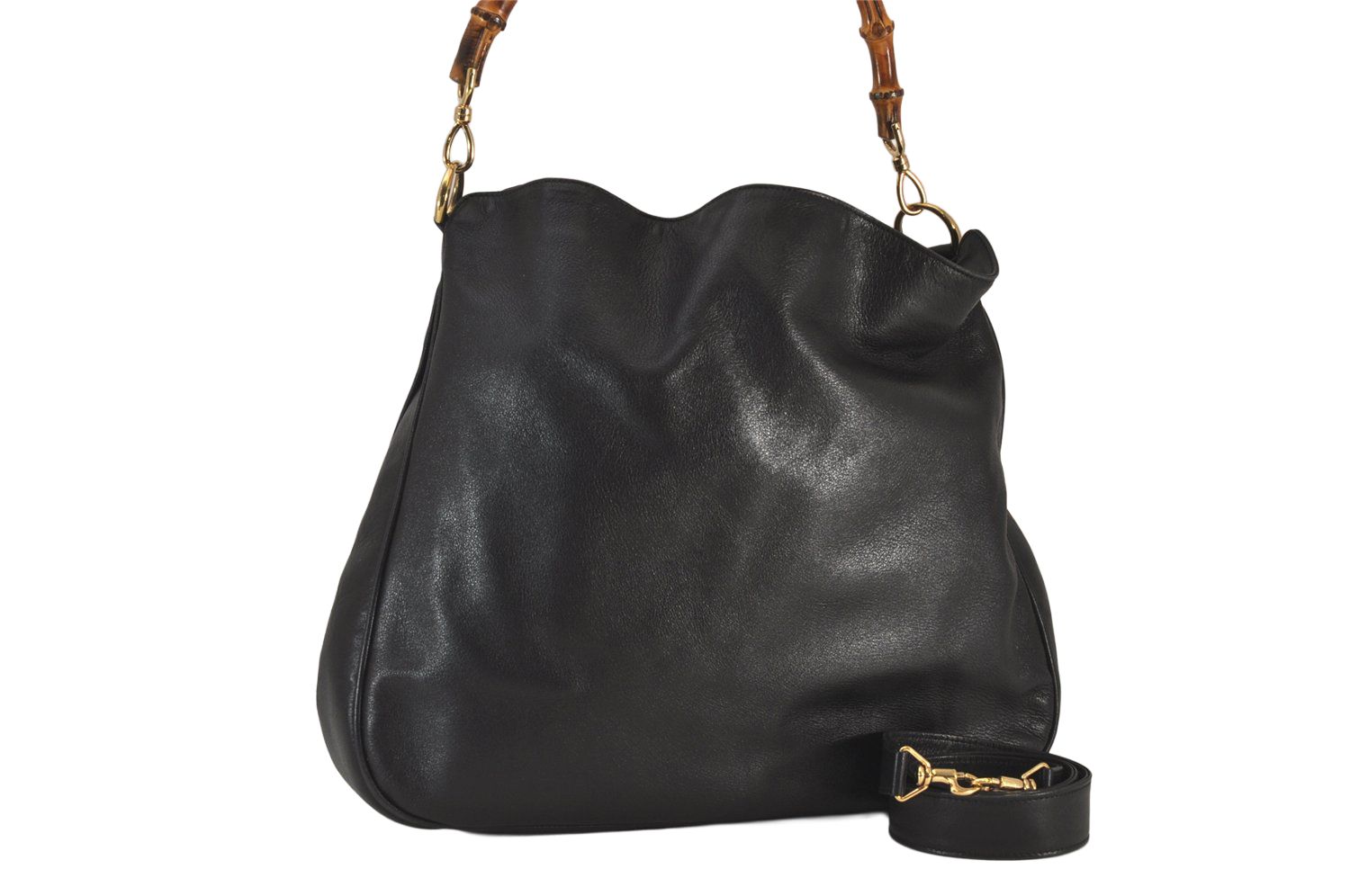 GUCCIグッチ バンブー 2WAY ショルダー ハンドバッグ ブラックJ4-B brand-pit_241011m25-g