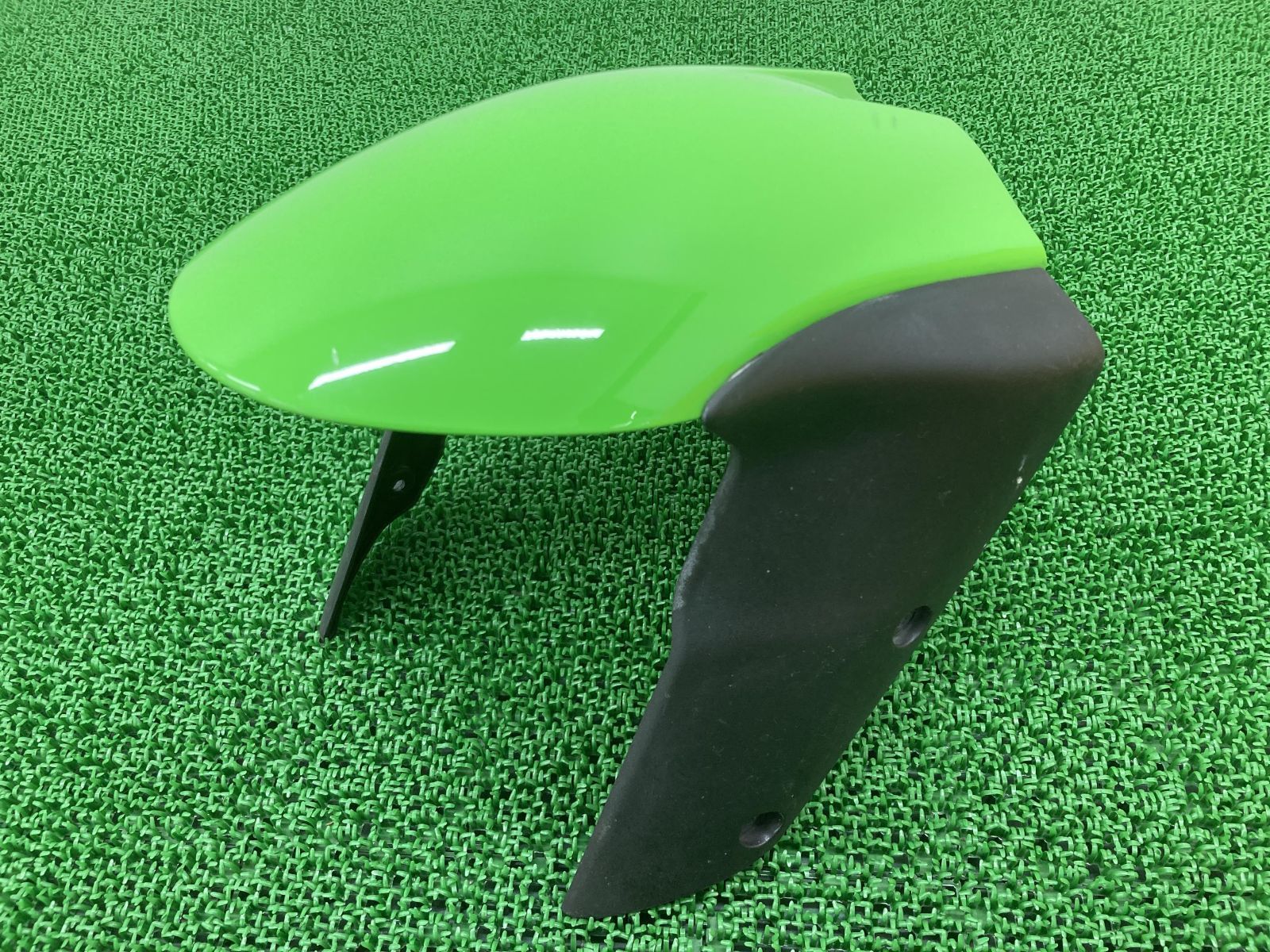 装飾品 セット ZX-6R フロントフェンダー 黒 35004-0076 カワサキ 純正 中古