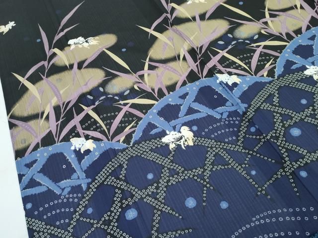 平和屋着物□極上 夏物 訪問着・半幅帯セット ANNA SUI セオアルファ