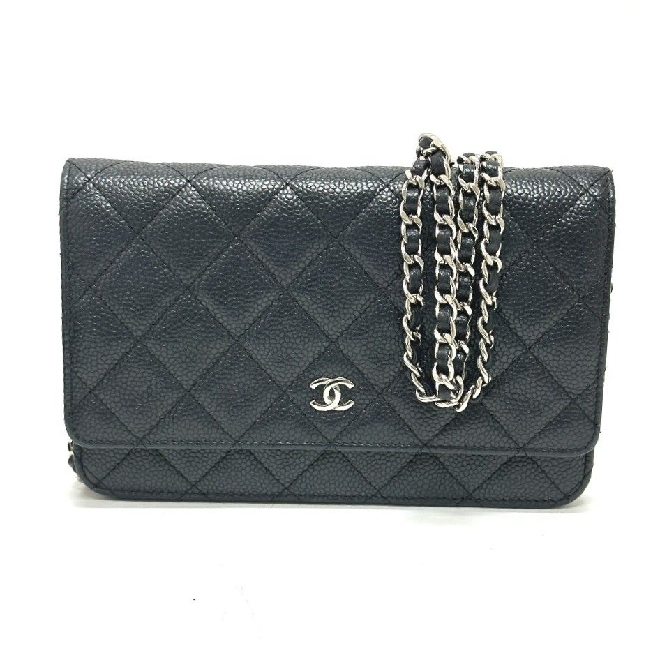 CHANEL シャネル ショルダーバッグ AP0250 キャビアスキン ブラック