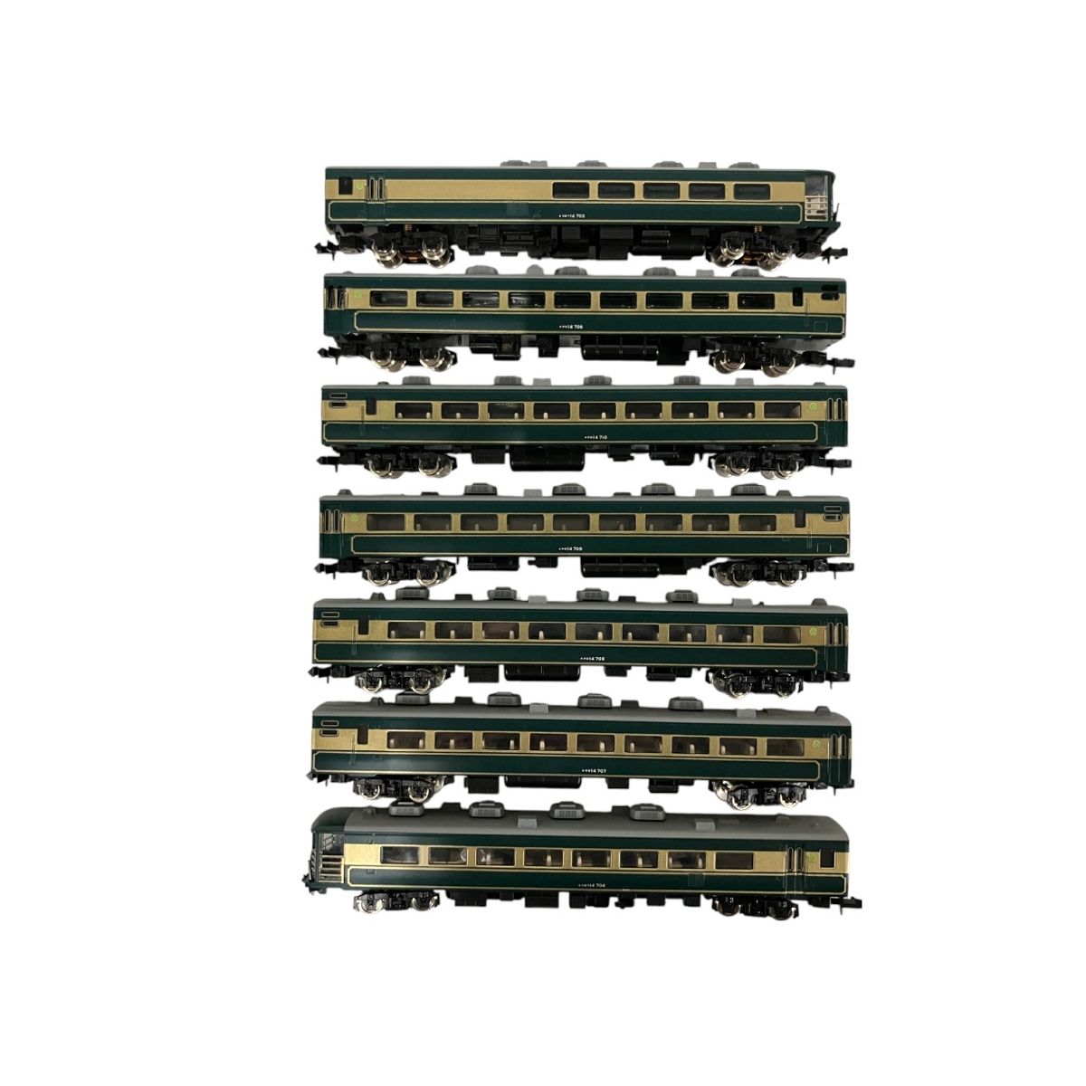 12322TOMIX92635 JR14-700系客車サロンカーなにわセット 鉄道模型】TOMIX JR14 700系客車 サロンカーなにわセット 開封