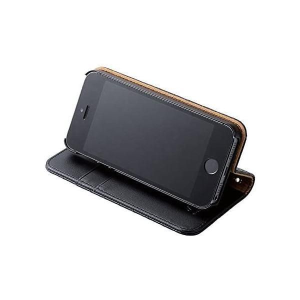 iPhone5S/SE用レザーケースブラック iPhoneSE（旧タイプ 4インチ）、iPhone5Sケース【シンプルタイプ