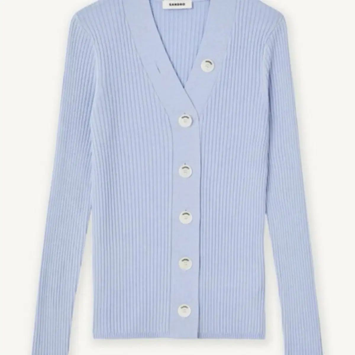 SANDRO サンドロ カーディガン ブルー サイズ3