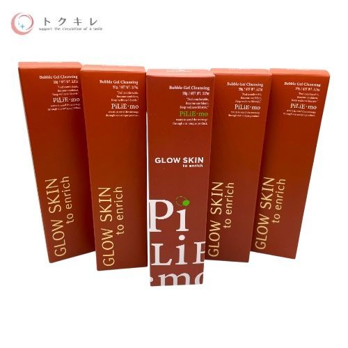 トクキレ MEBIA PiLiE mo ピリモ バブルジェルクレンジング PLMバブルクレンジング 90g 5点セット