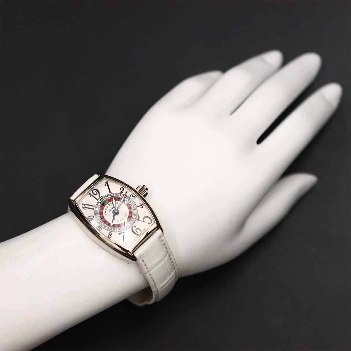 [3年保証] フランクミュラー メンズ ヴェガス 5850VEGAS トノウカーベックス ルーレット ベガス シルバー 自動巻き 腕時計 中古 送料無料 ヴェガス[5850VEGAS] Vegas | フランク ミュラー メンズ 新品 時計