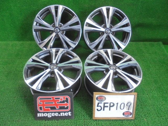 5FP109 GH 日産純正 18インチアルミホイール4本セット 18×7J 114.3×5H 45 T32 後期 エクストレイル