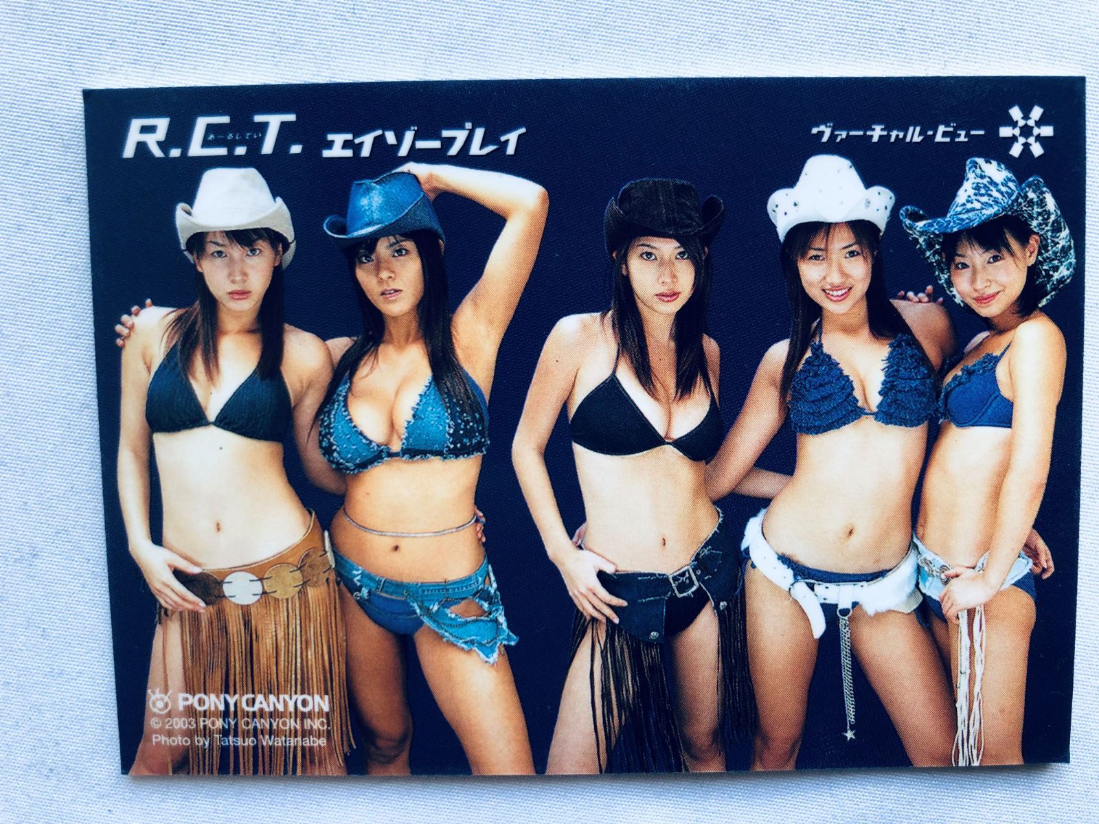 【SONY】PS2 ヴァーチャルビュー 根本はるみ エイゾープレイ R.C.T. エイゾープレイ ヴァーチャルビュー 特典カード 渡辺達生 PS2