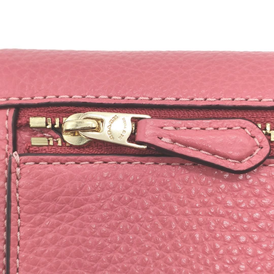 COACH] コーチ 日本未入荷 スリム 三つ折り 長財布 CC815（ピンク