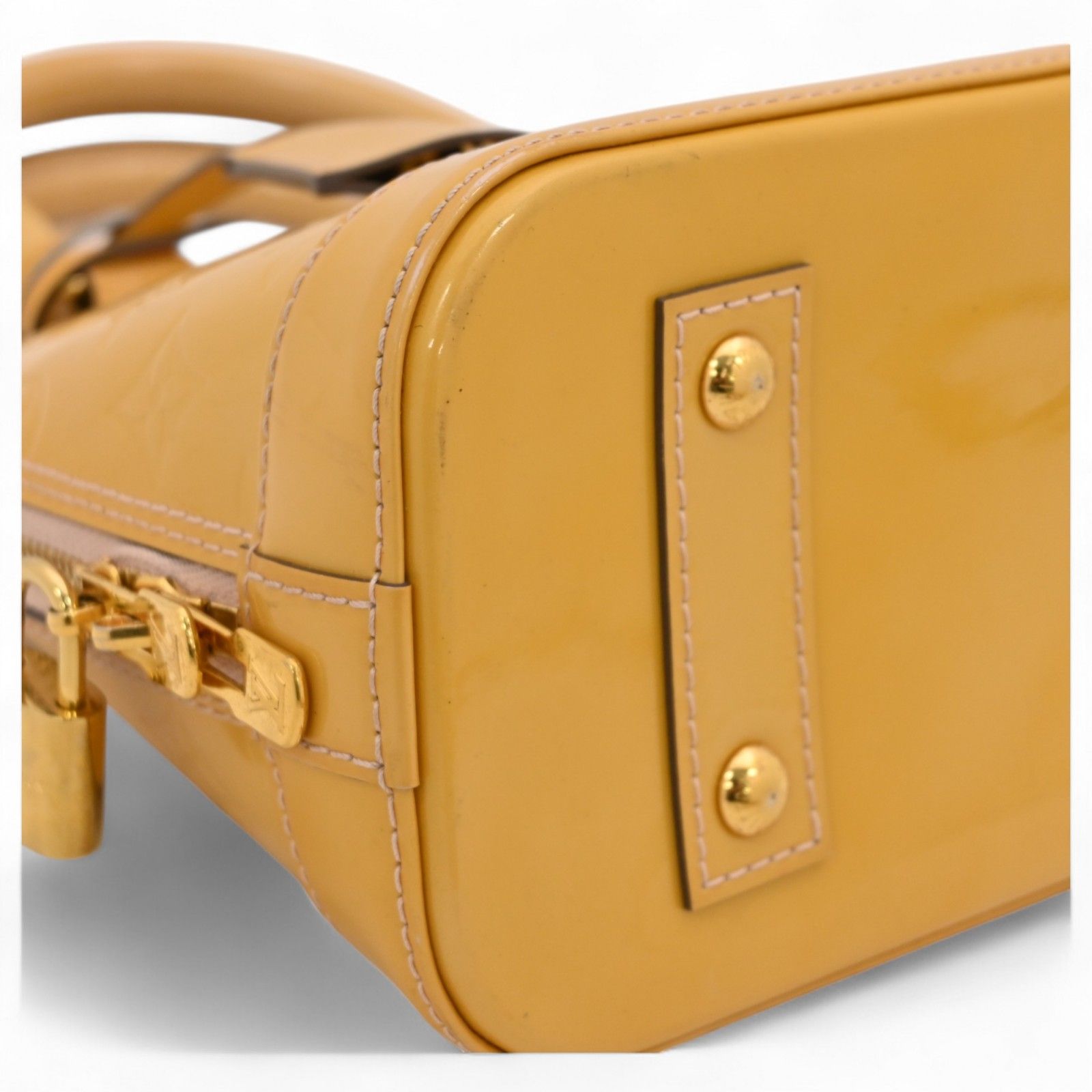 ルイヴィトン ヴェルニ アルマBB 2wayバッグ Aランク lv4858jh LOUIS VUITTON - ルイヴィトン ヴェルニ アルマBB 2wayバッグ A