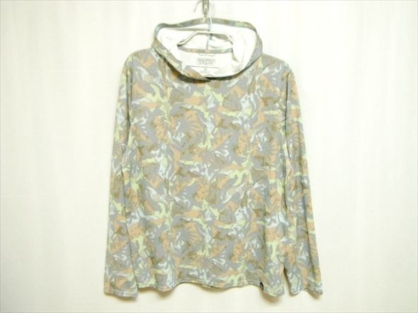 美 品 patagonia パタゴニア キャプリーンクールデイリー グラフィック フーディ ロング シャツ M パーカー