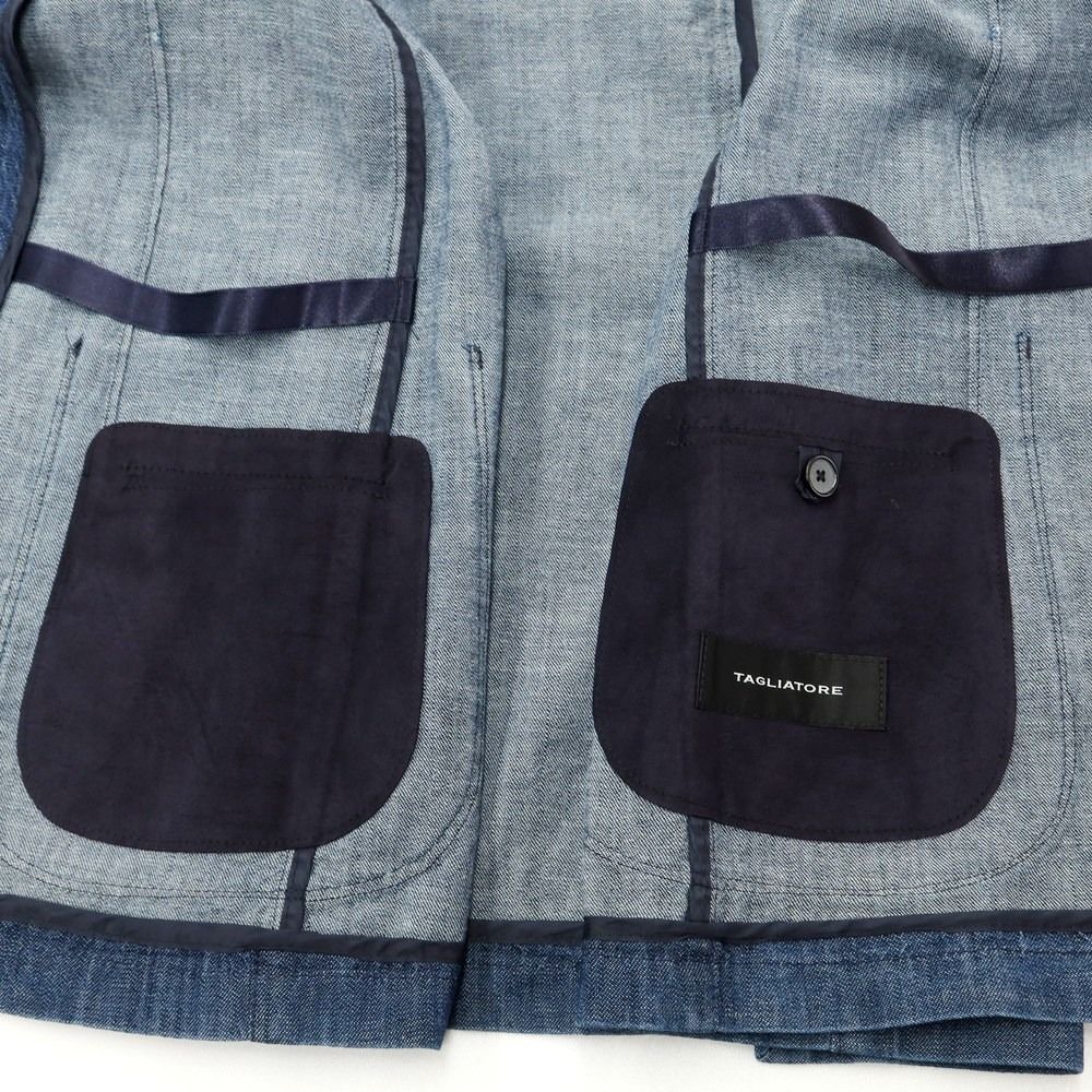 新品】タリアトーレ TAGLIATORE コットンデニム ダブル カジュアル