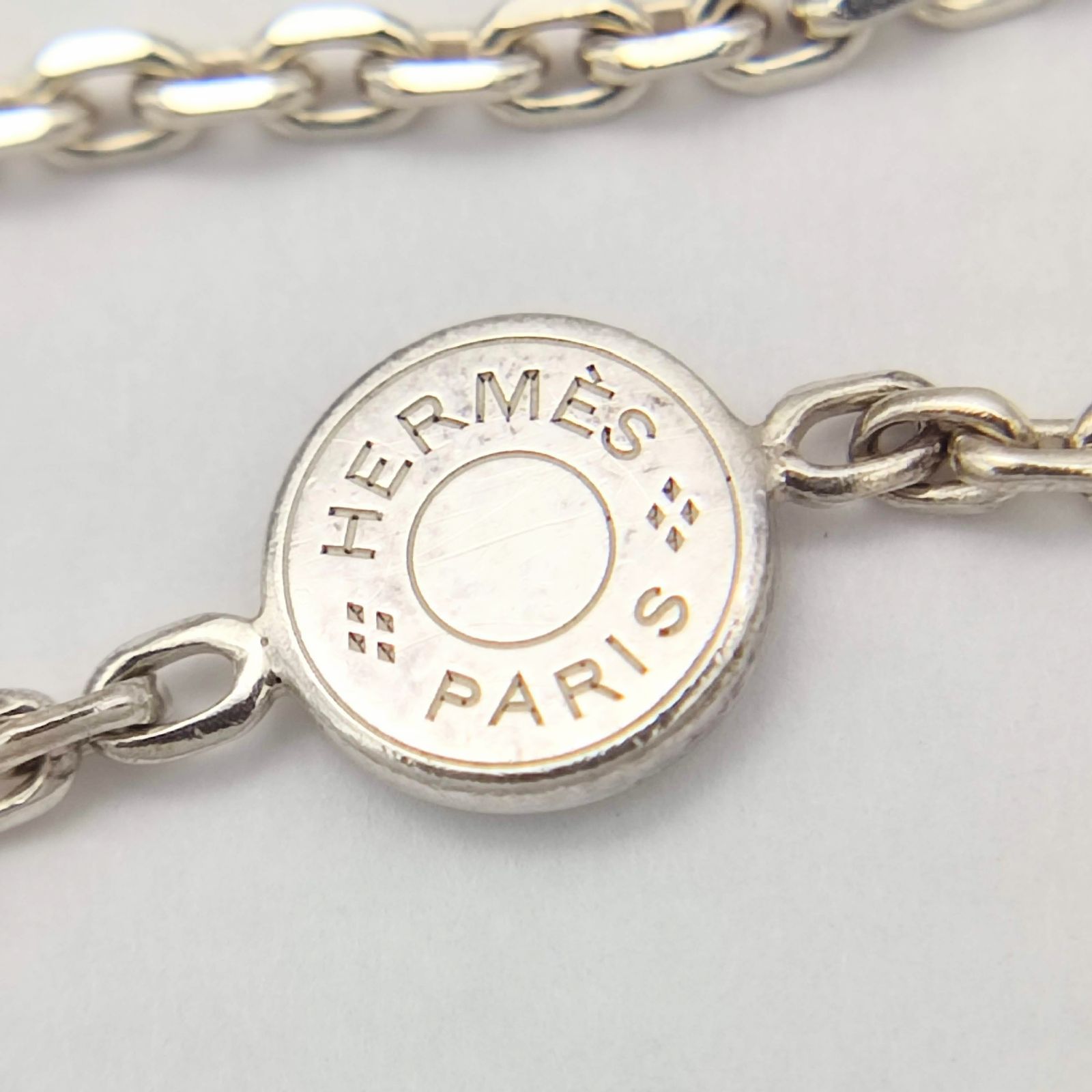 Hermès エルメス チェーンネックレス セリエ シルバー925 50