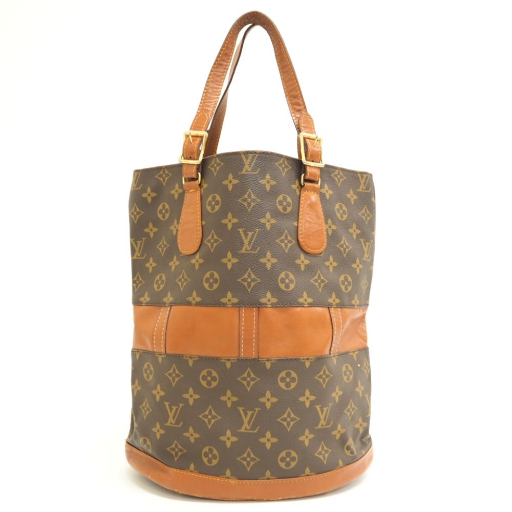 LOUIS VUITTON/ルイヴィトン ビトン T42238 バケットUSA ヴィンテージ モノグラム トートバッグ ブラウン レディース ブランド  - メルカリ