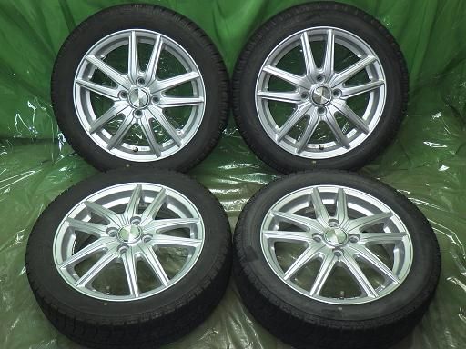 【中古】BRIDGESTONE  スタッドレス エコフォルム 15インチ ブリヂストンブリザックVRX