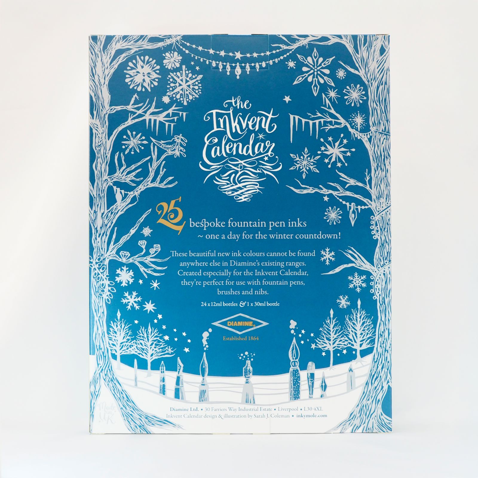 数量 ダイアミン インクベントカレンダー 2025 ティールエディション Teal Edition