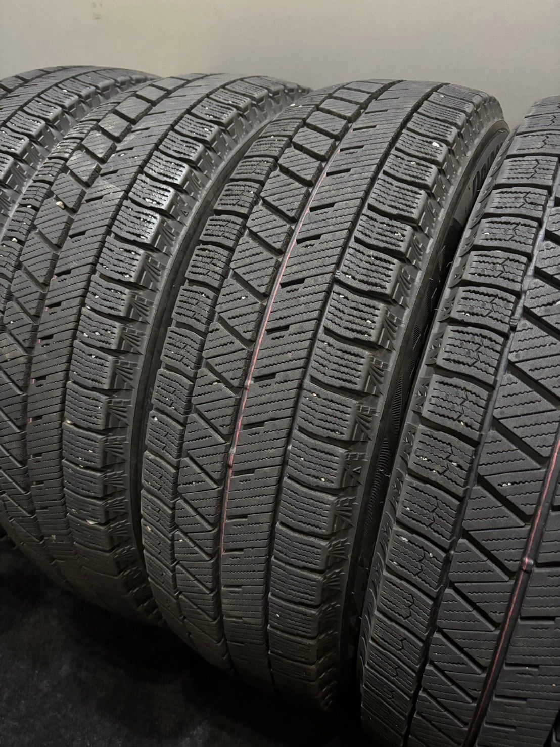 155|65R14 BRIDGESTONE|VRX3 21年製 スタッドレス 4本 ブリヂストン ブリザック N-BOX スペーシア タント 4-K412