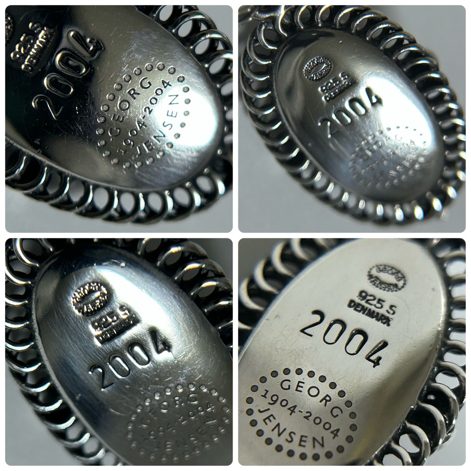 ジョージジェンセン ネックレス ペンダント ヘッド　アメジスト ジョージジェンセン 希少 ネックレス ペンダント トップ 100周年