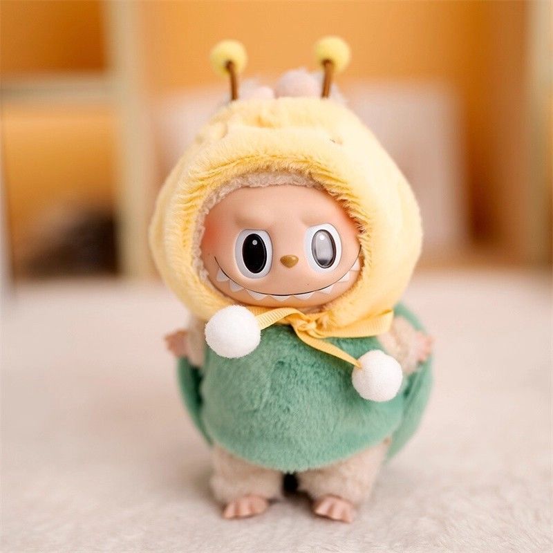 ぬいぐるみ服 labubu ラブブ 15-17cm 第1/2/3世代通用 かめ ビー