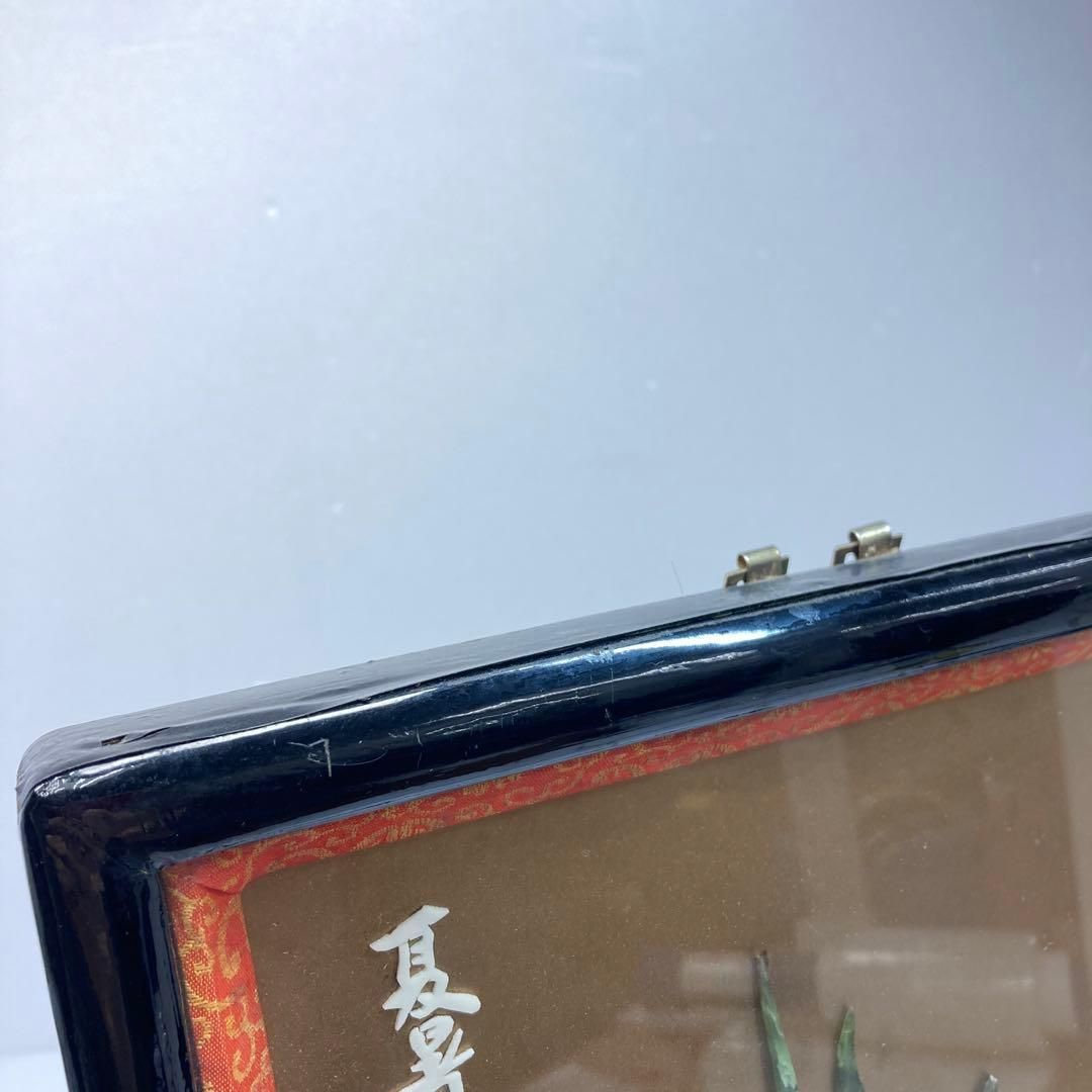 本珊瑚　翡翠　花図　額　タサチ　東さ6-0325① 本珊瑚 翡翠 花図 額 タサチ 東さ6-0325① - メルカリ