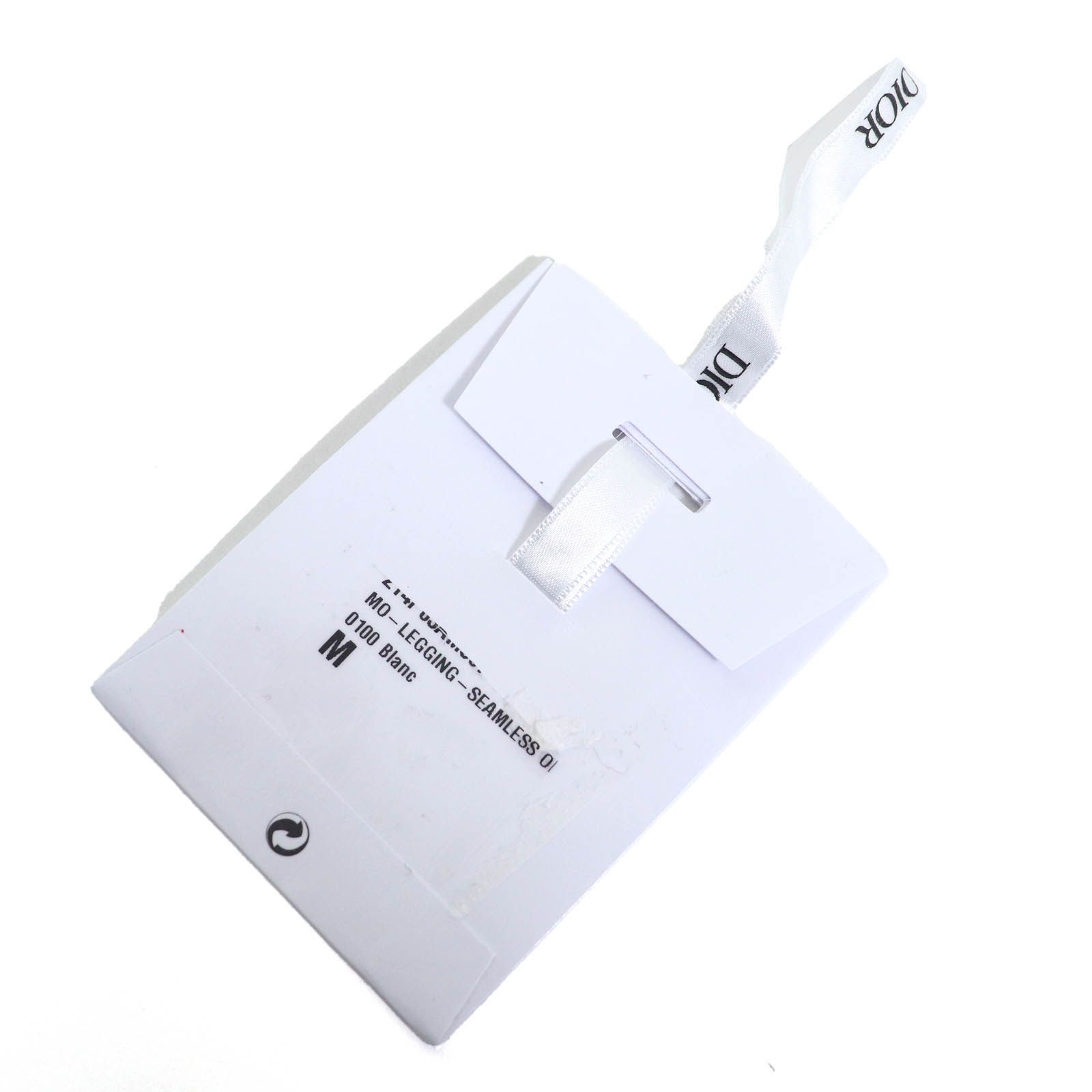 Christian Dior クリスチャンディオール 214P03AM807 総織柄デザイン レギンス スパッツ ホワイト M イタリア製 レディース DECORATOM_COM_BR