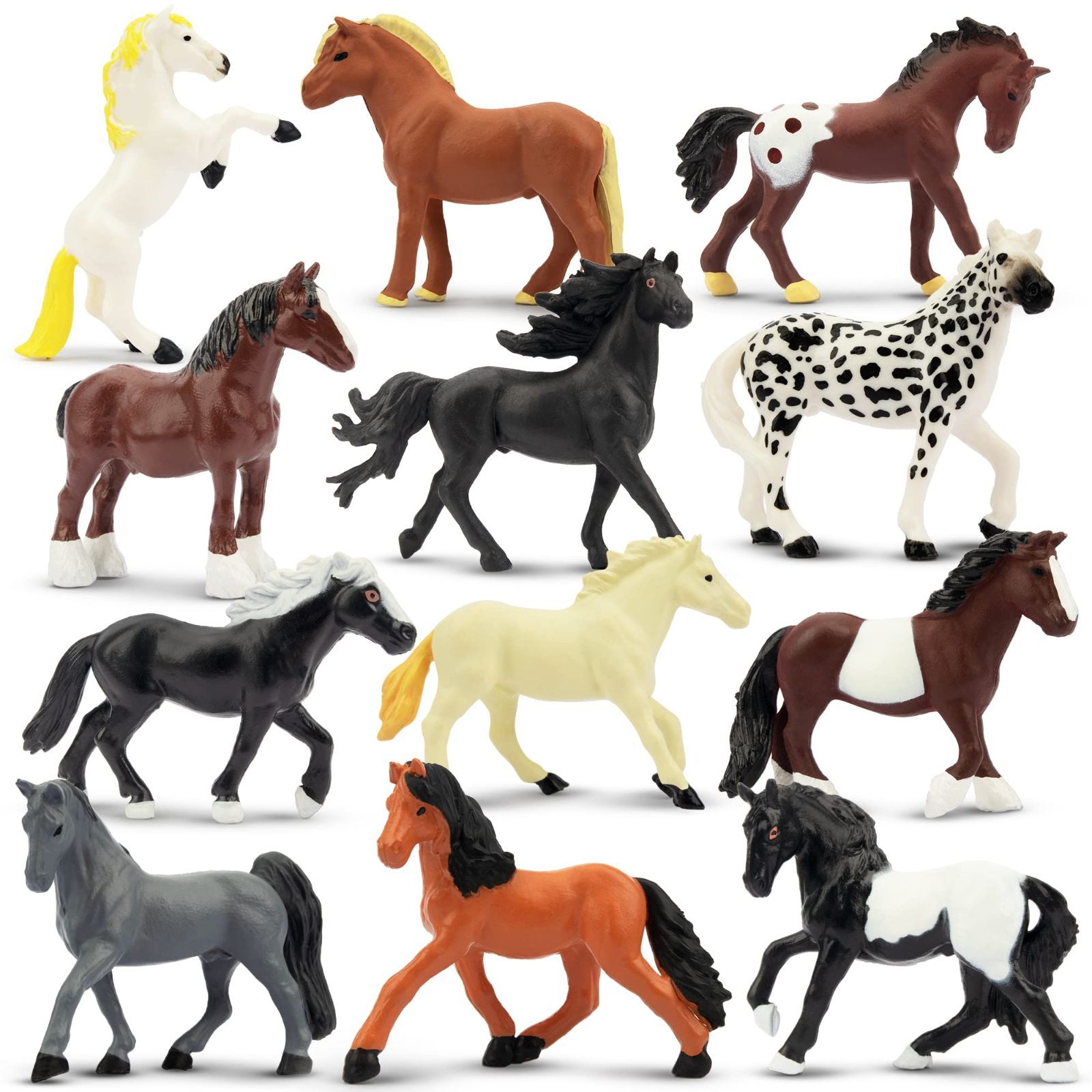 在庫セール】馬モデル 馬置物 ホース 牧場農場 12PCS入 ミニ 在庫セール】馬モデル 馬置物 ホース 牧場農場 12PCS入 ミニ