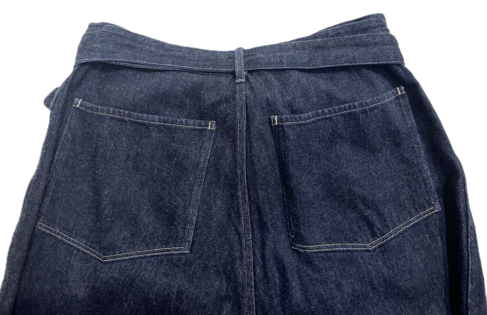 COMOLI コモリ 23/SS X01-03001 デニムベルテッドパンツ ジーンズ 
