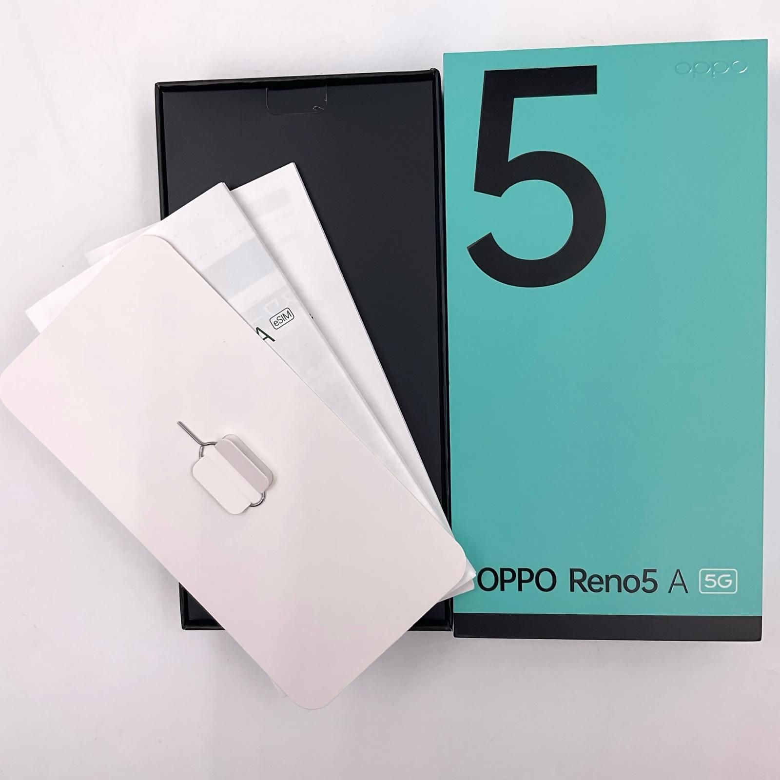 OPPO Reno5 A eSim A103OP アイスブルー ワイモバイル OPPO Reno5 A