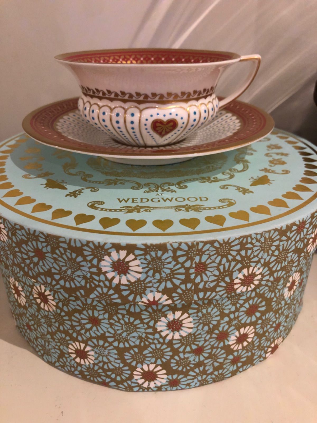ウェッジウッド　クイーンオブハート　カップ＆ソーサー　 WEDGEWOOD ウェッジウッド クイーンオブハート カップ＆ソーサー ③