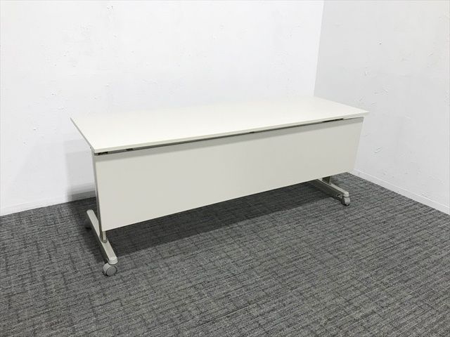 会議テーブル フラップ式 KT-700 幕板付 コクヨ ナチュラルグレー