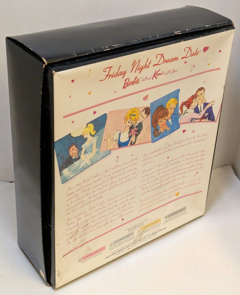 マテル 復刻バービー ゴールドラベル フライデーナイト ドリームデート バービー-ケン