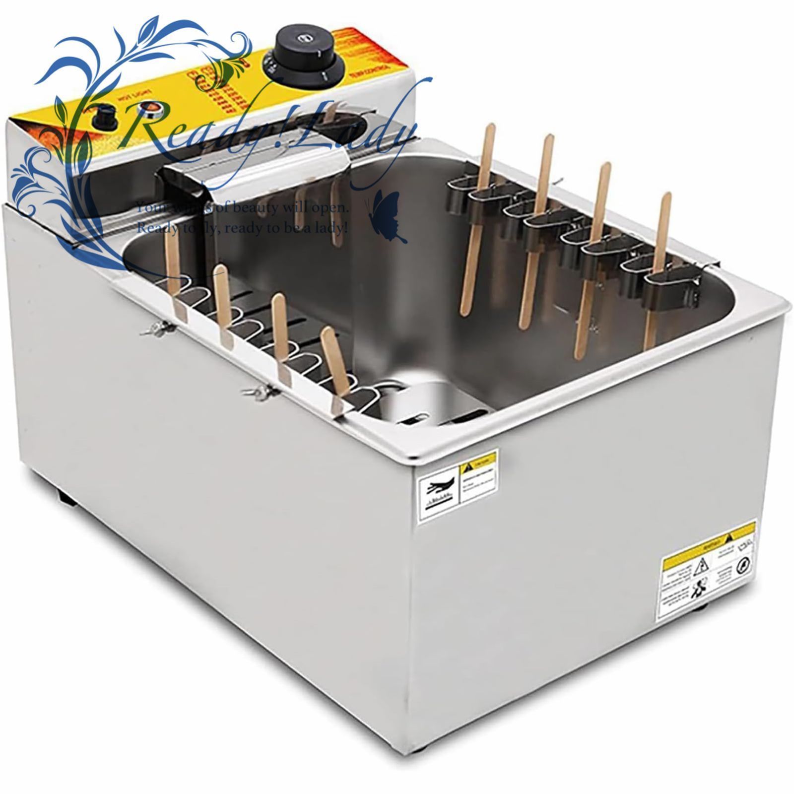 プロフェッショナルガスフライヤー、業務用ディープフライヤー、10L