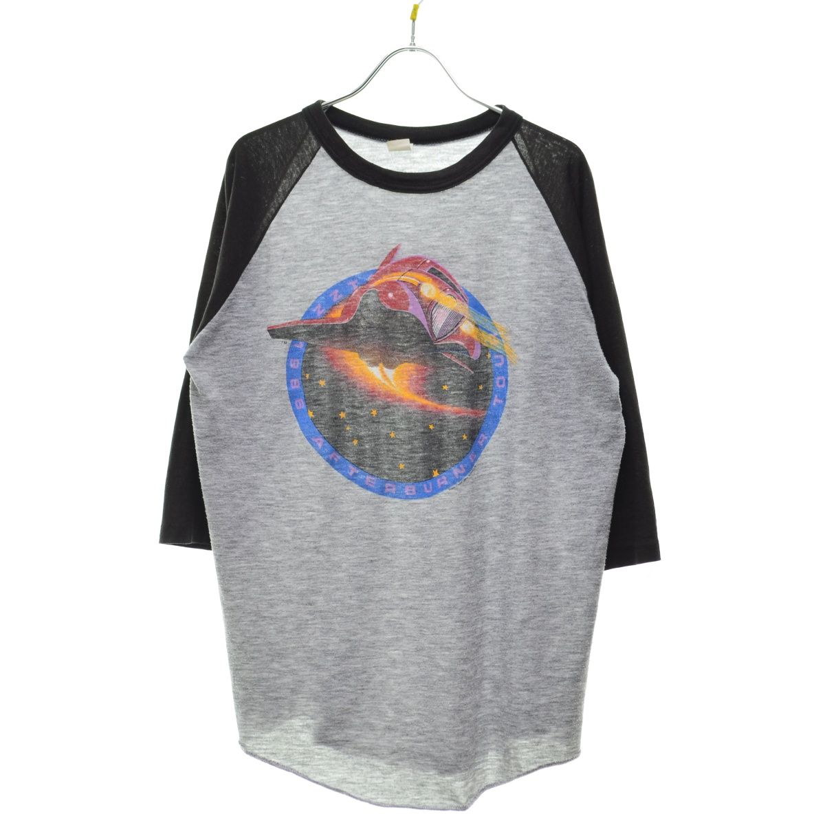 【VINTAGE】80s ZZ TOP AFTERBURNER TOUR 1986七分袖Tシャツ