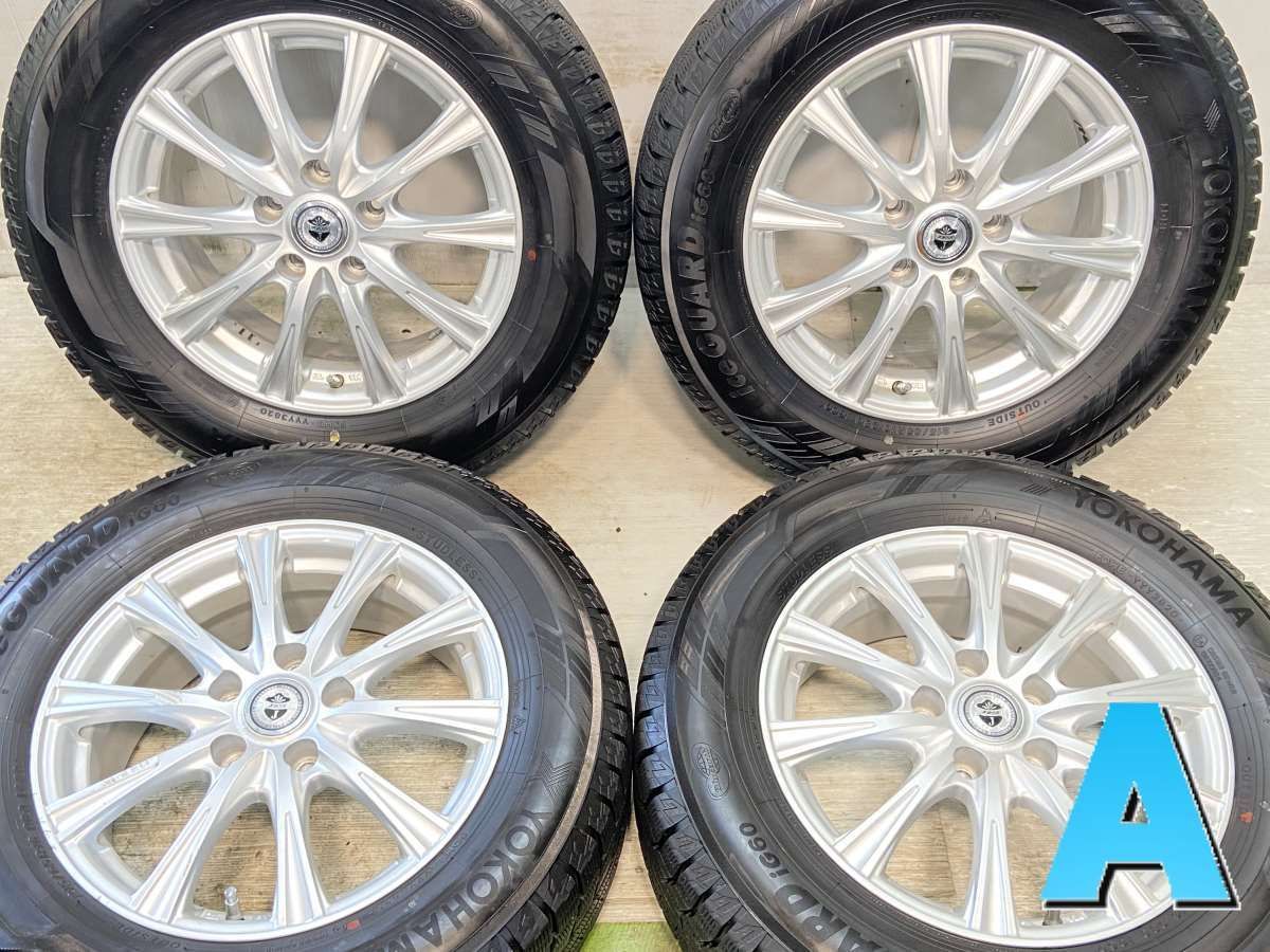 215/65R16  nヨコハマ アイスガード iG60 n　 ジョーカー n16x6.5 40 114.3-5穴 n中古タイヤ スタッドレスタイヤ ホイールセット 4本セットn w16240720600
