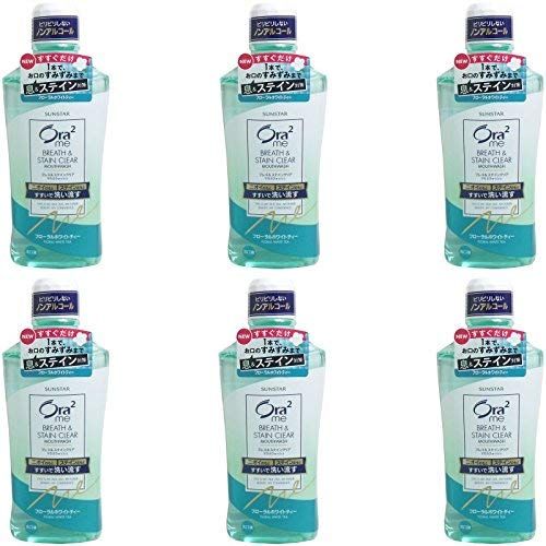 【まとめ買い】オーラツーミー ブレス&ステインクリア マウスウォッシュ　フローラルホワイトティー【×6個】