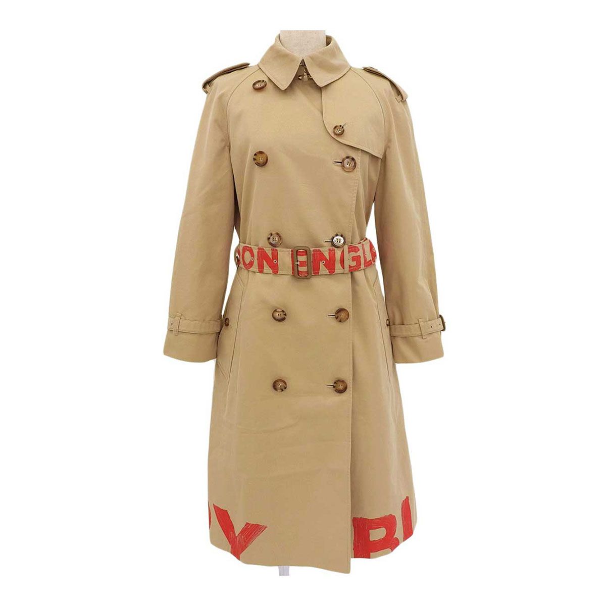 バーバリー グラフティ トレンチコート 8037621 レディース ハニー ベージュ系 BURBERRY アパレル 小物
