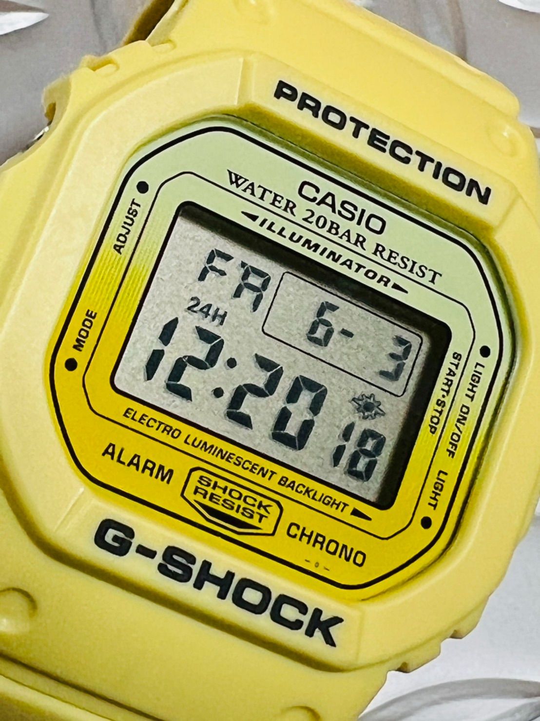 G-SHOCK サマーグラデーション時計 イエロー DW-5600LC-9JF - メルカリ