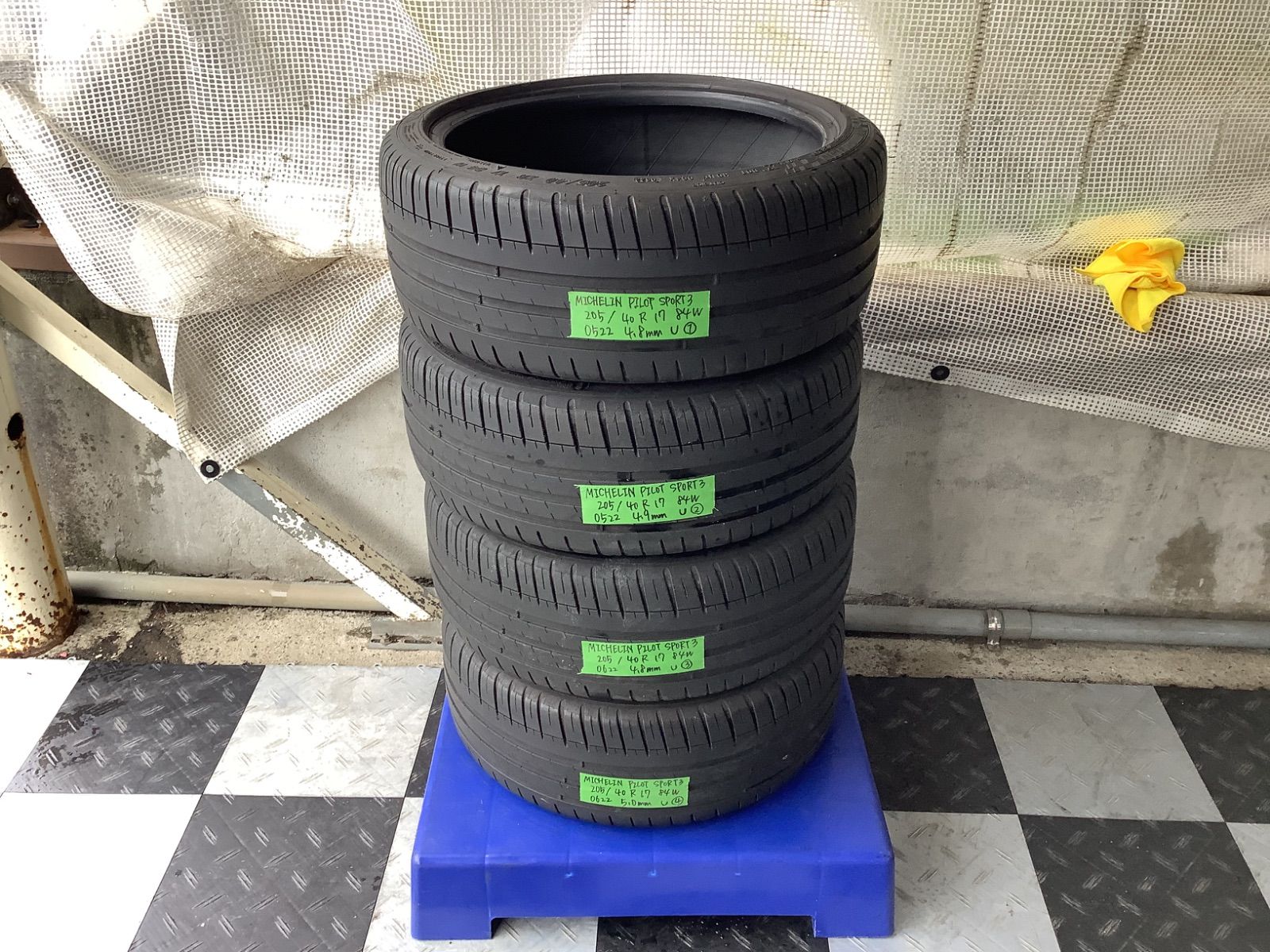 み 205 40R17 84W 製 MICHELIN PILOT SPORT3 ミシュラン パイロットスポーツ3 タイヤ4本