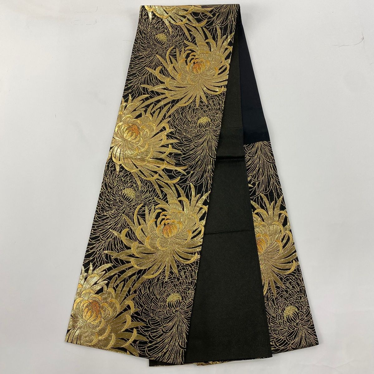 振袖 身丈162cm 裄丈66.5cm M 袷 袋帯フルセット 菖蒲 蘭 金彩 山吹