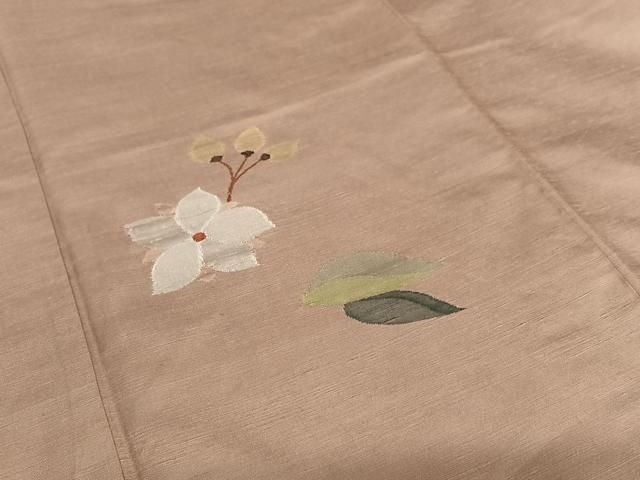 平和屋着物○西陣 宮階織物 宮繍苑 里葉 訪問着 紬