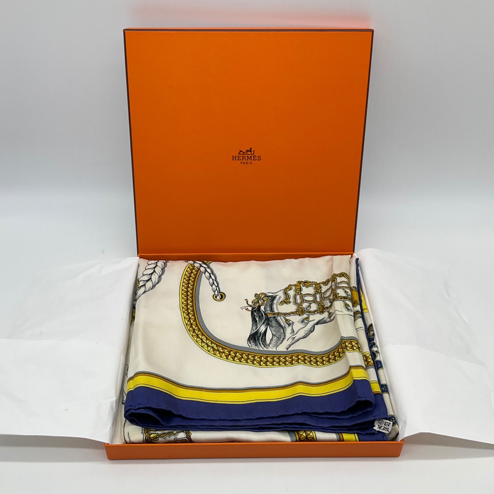 HERMES エルメス スカーフ カレ90 GRAND APPARAT グランアパラ