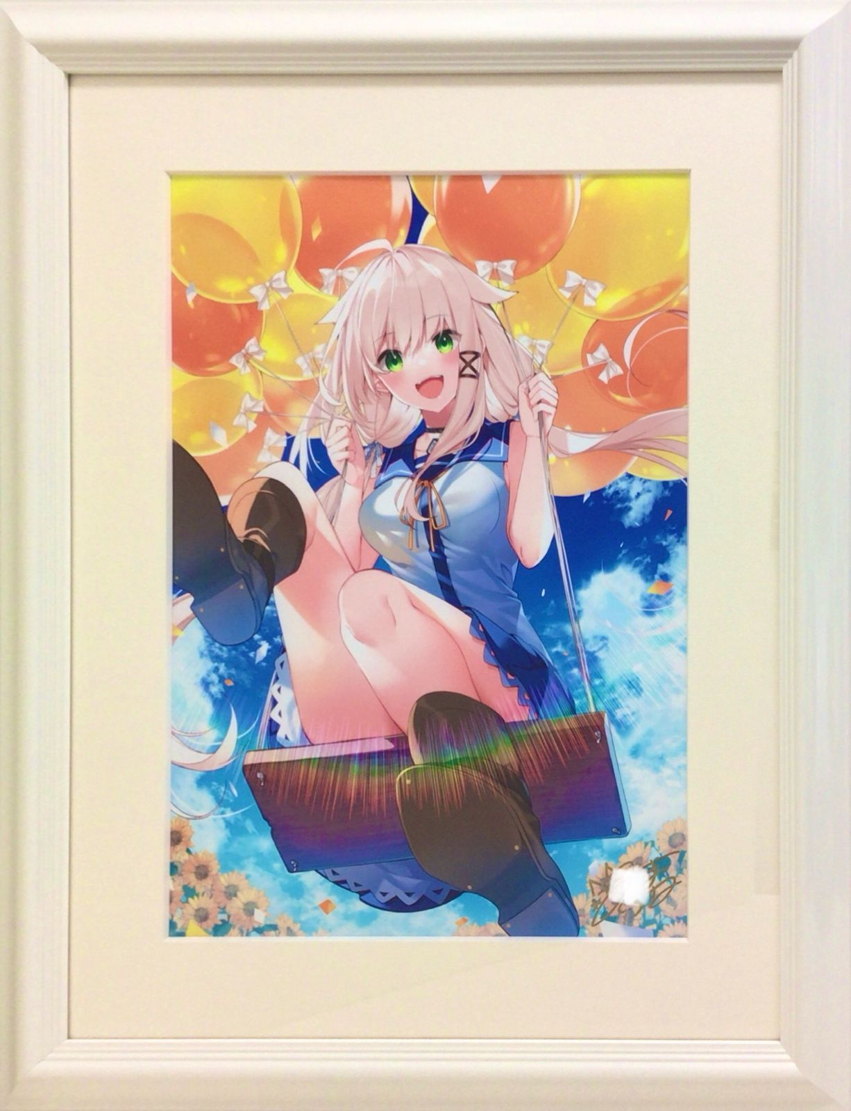 三嶋くろね 直筆サイン入り額装B4複製原画 E☆2 プレミアム