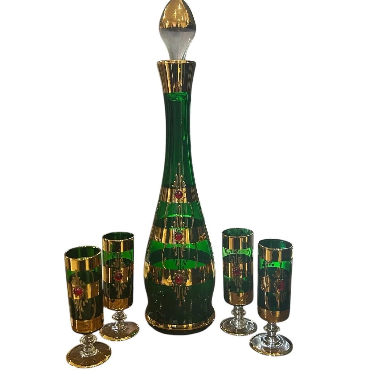 ベネチアンガラス ワイングラス 酒器 ボヘミア MURANO ブランデー