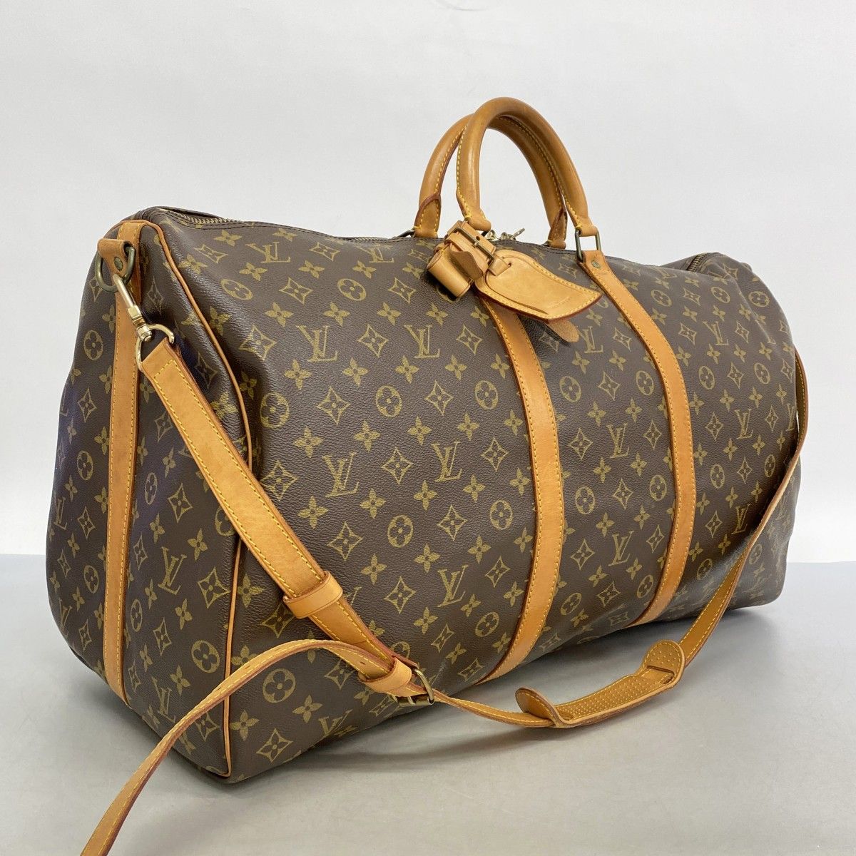 5md4464 ルイヴィトン ボストンバッグ モノグラム キーポルバンドリエール60 M41412 ブラウン メンズ レディース ユニセックス