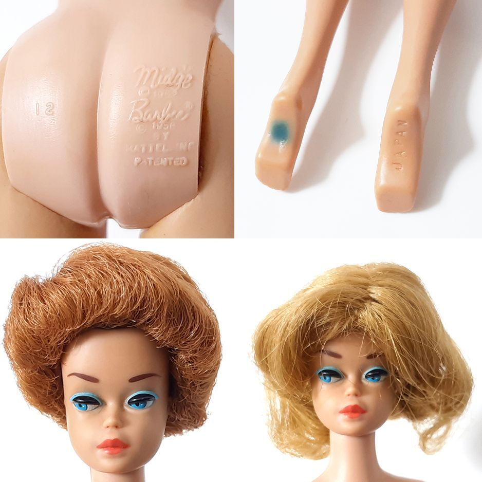 ヴィンテージバービー　ファッションクイーン　ウィッグ　衣装セット　1960年代