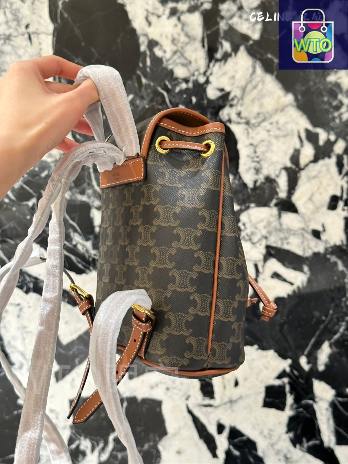今日特価】Celine ヴィンテージモチーフ mini リュックサック